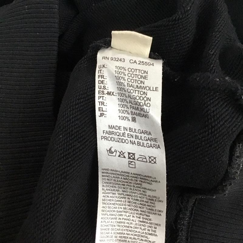 ディーゼル DIESEL トレーナー 長袖 S 無地 黒 / ブラック / black メンズ USED 古着 中古 10155985