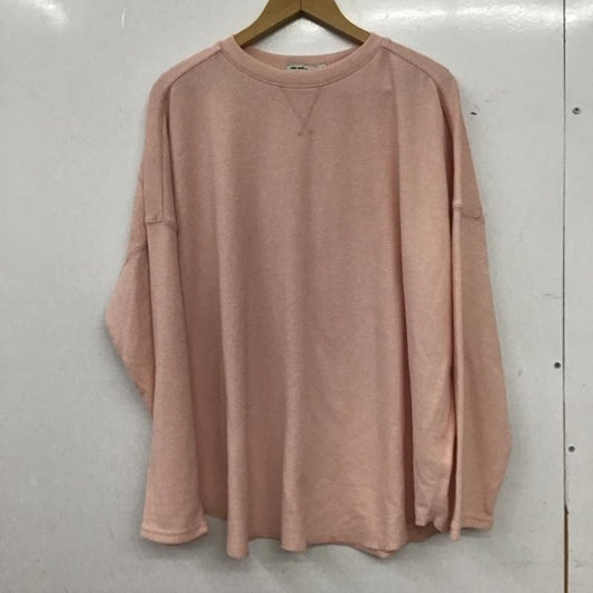 ニコアンド niko and... カットソー 長袖 L 無地 桃 / ピンク / pink レディース USED 古着 中古 10155987