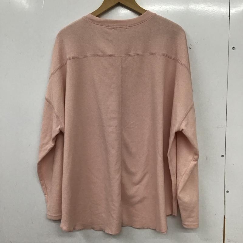 ニコアンド niko and... カットソー 長袖 L 無地 桃 / ピンク / pink レディース USED 古着 中古 10155987