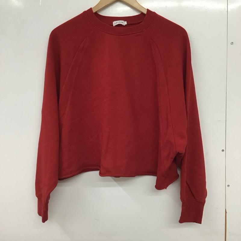 レプシィム LEPSIM トレーナー 長袖 FREE 無地 赤 / レッド / red レディース USED 古着 中古 10155989