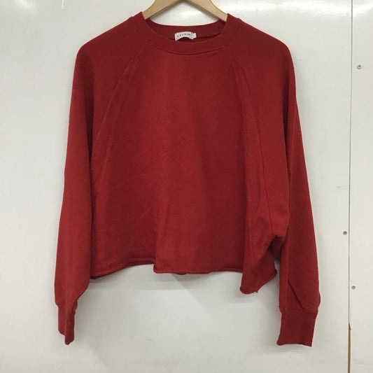 レプシィム LEPSIM トレーナー 長袖 FREE 無地 赤 / レッド / red レディース USED 古着 中古 10155989
