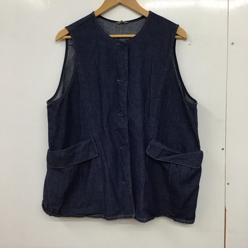 サマンサモスモス Samansa Mos2 ベスト ベスト FREE 無地 インディゴ / インディゴ / Indigo レディース USED 古着 中古 10155990