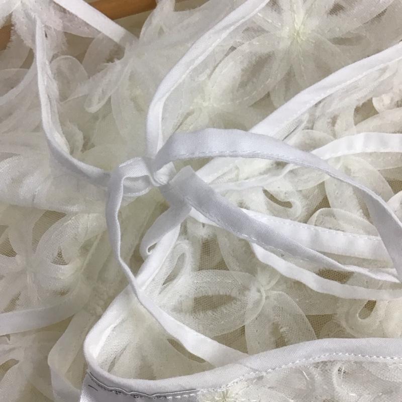 サマンサモスモスブルー Samansa Mos2 blue ベスト ベスト FREE 無地 白 / ホワイト / white レディース USED 古着 中古 10155992