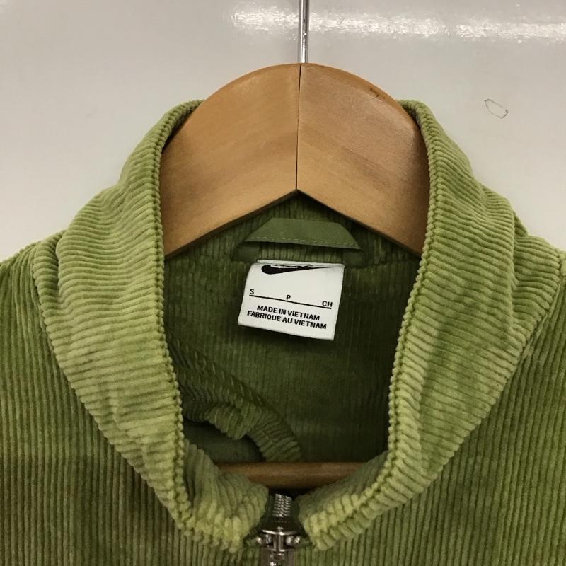 ナイキ NIKE ジャケット、上着 ジャンパー、ブルゾン DQ6929-334 コーデュロイ S 無地 緑 / グリーン / green レディース USED 古着 中古 10155994