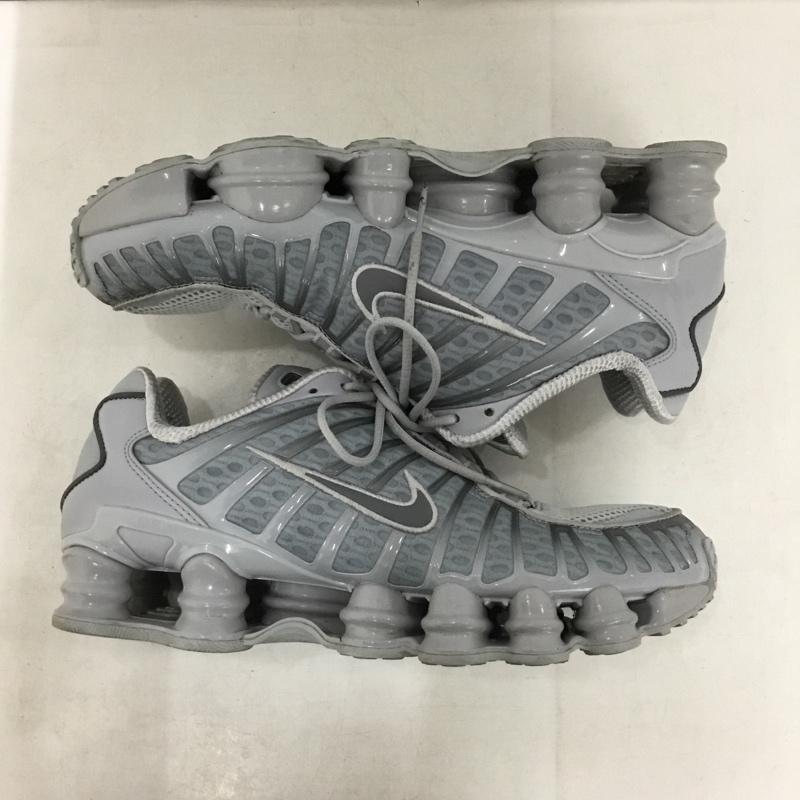 ナイキ NIKE スニーカー スニーカー AV3595-015 SHOX TL 26.5cm 26.5cm ロゴ、文字 灰 / グレー / gray メンズ USED 古着 中古 10155996