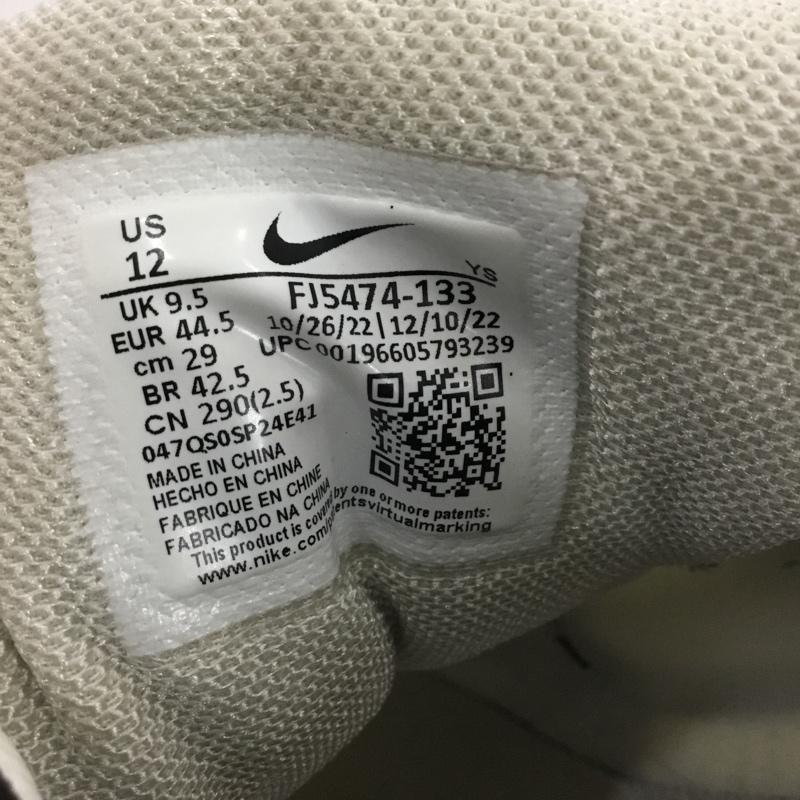 ナイキ NIKE スニーカー スニーカー FJ5474-133 W ZOOM VOMERO 5 PRM 29cm 29.0cm ロゴ、文字 白 / ホワイト / white X 黒 / ブラック / black X 灰 / グレー / gray メンズ USED 古着 中古 10155999