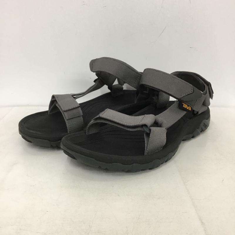 テバ Teva サンダル サンダル 1093379 HURRICANE 4 ハリケーン 26cm 26.0cm ロゴ、文字 黒 / ブラック / black X ダークグレー / ダークグレー / メンズ USED 古着 中古 10156000