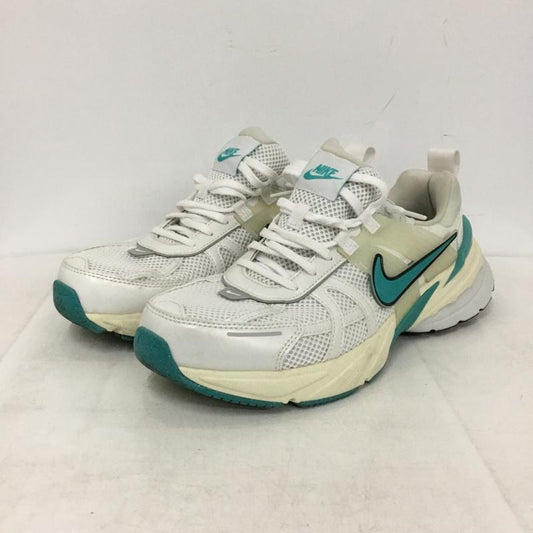 ナイキ NIKE スニーカー スニーカー FD0736-105 WMNS V2K RUN 29cm 29.0cm ロゴ、文字 白 / ホワイト / white X 水色 / ライトブルー / メンズ USED 古着 中古 10156001