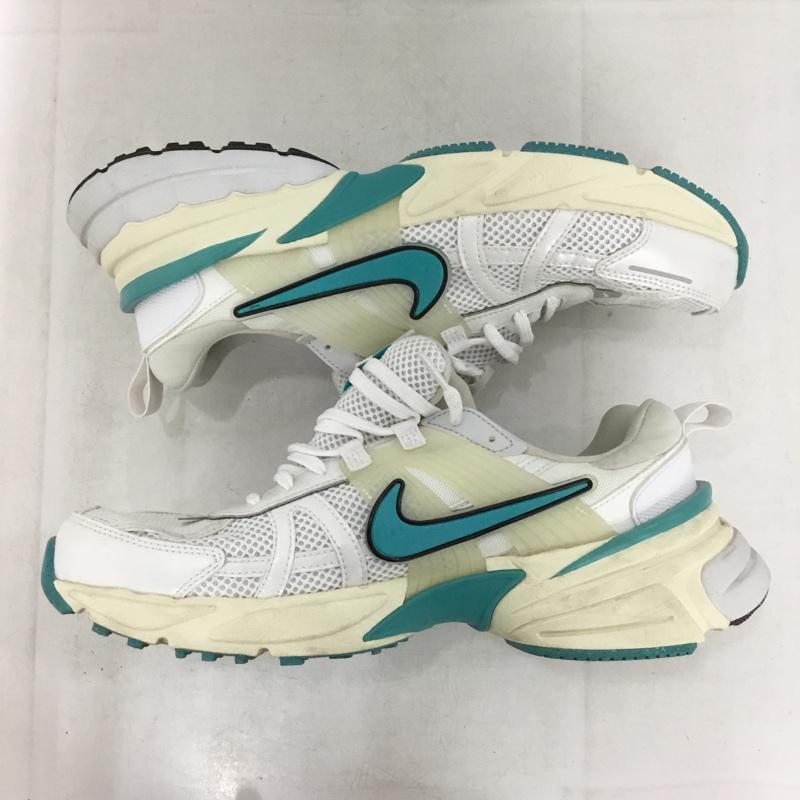 ナイキ NIKE スニーカー スニーカー FD0736-105 WMNS V2K RUN 29cm 29.0cm ロゴ、文字 白 / ホワイト / white X 水色 / ライトブルー / メンズ USED 古着 中古 10156001