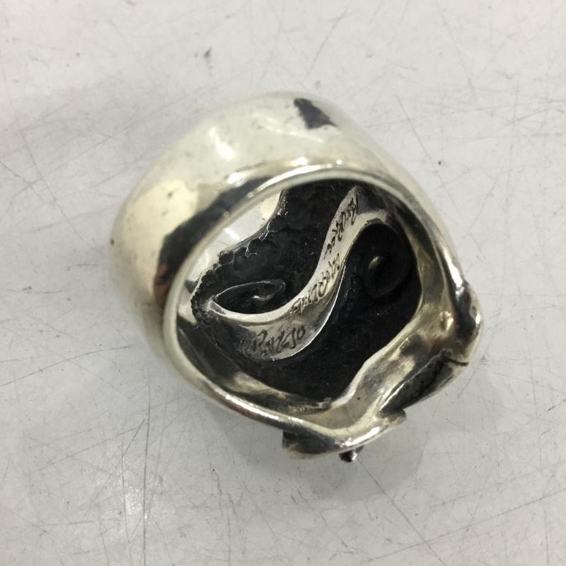ラットレース RATRACE アクセサリー 指輪 リボン メッセージ 18号 ロゴ、文字 銀 / シルバー / silver color メンズ USED 古着 中古 10156006