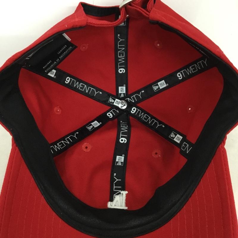 ニューエラ NEW ERA 帽子 キャップ LA ロサンゼルス ドジャース メジャーリーグ 9TWENTY ロゴ、文字 赤 / レッド / red メンズ USED 古着 中古 10156009