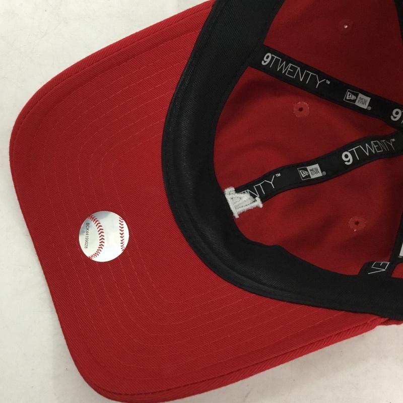 ニューエラ NEW ERA 帽子 キャップ LA ロサンゼルス ドジャース メジャーリーグ 9TWENTY ロゴ、文字 赤 / レッド / red メンズ USED 古着 中古 10156009