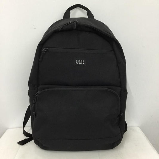 ビームス BEAMS リュックサック、デイパック リュックサック、デイバッグ BEAMS DESIGN バックパック ロゴ、文字 黒 / ブラック / black メンズ USED 古着 中古 10156014