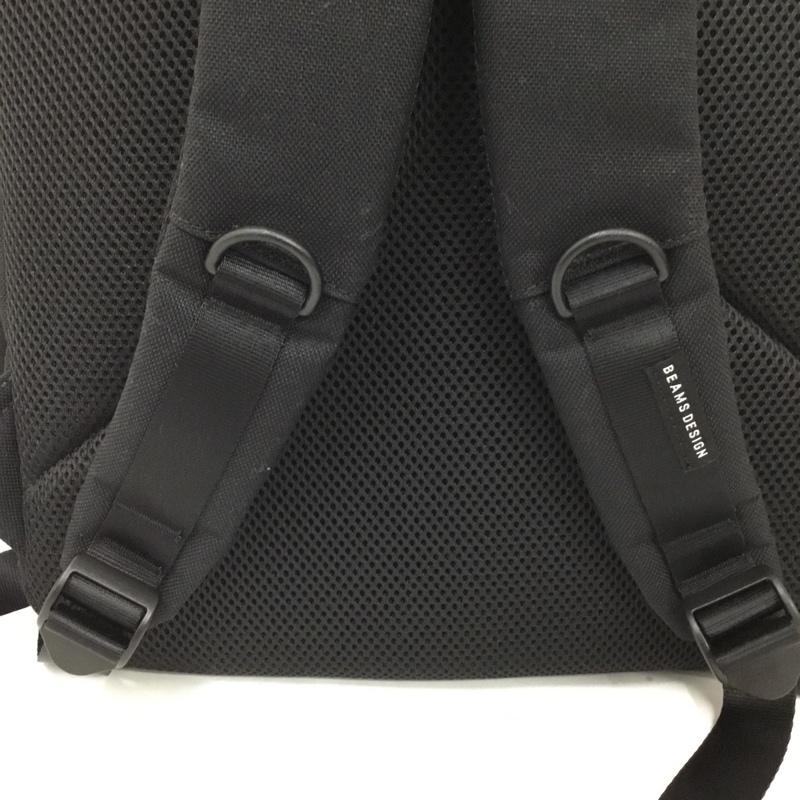 ビームス BEAMS リュックサック、デイパック リュックサック、デイバッグ BEAMS DESIGN バックパック ロゴ、文字 黒 / ブラック / black メンズ USED 古着 中古 10156014