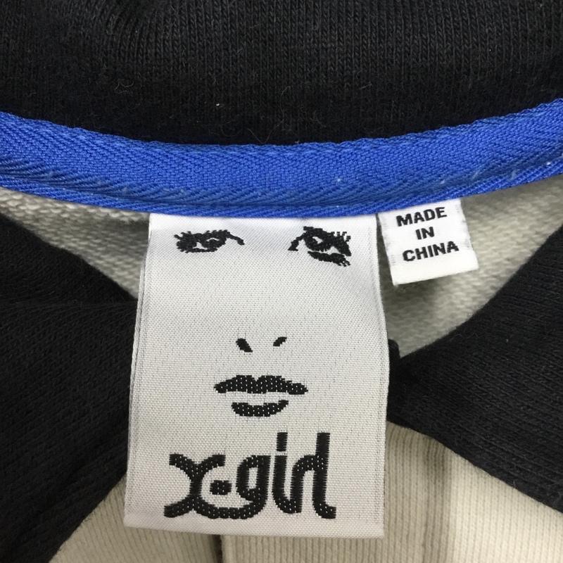 エックスガール X-girl トレーナー 長袖 105231012010 SWEAT POLO DRESS M ロゴ、文字 マルチカラー / マルチカラー / multicolor レディース USED 古着 中古 10156016