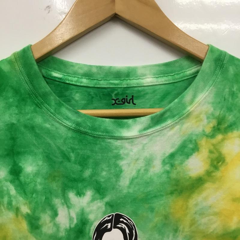 エックスガール X-girl Tシャツ 半袖 105202011015 ANGEL FACE S/S TEE L 総柄 マルチカラー / マルチカラー / multicolor レディース USED 古着 中古 10156017