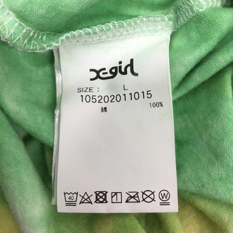 エックスガール X-girl Tシャツ 半袖 105202011015 ANGEL FACE S/S TEE L 総柄 マルチカラー / マルチカラー / multicolor レディース USED 古着 中古 10156017