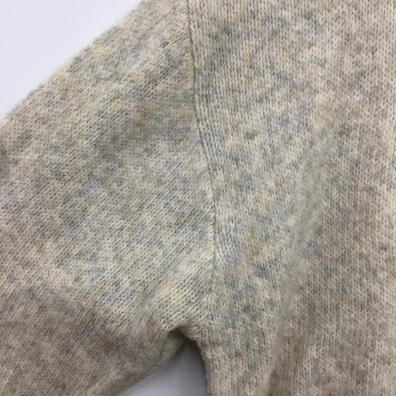 サマンサモスモス Samansa Mos2 ニット、セーター 長袖 FREE ロゴ、文字 ベージュ / ベージュ / beige レディース USED 古着 中古 10156018