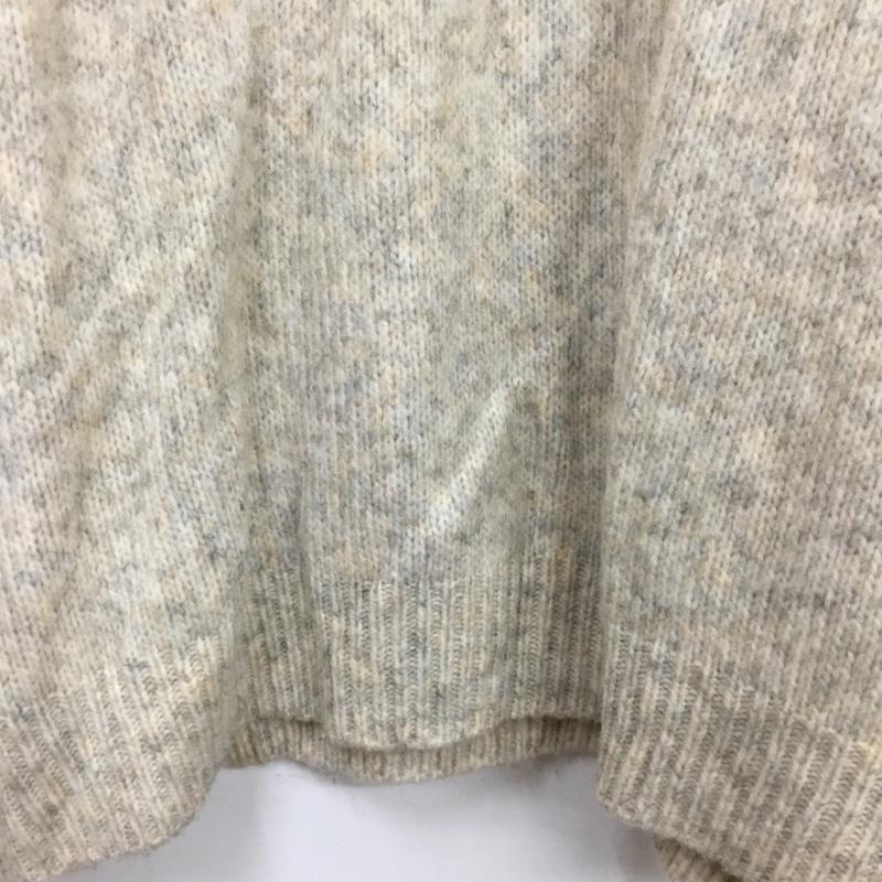 サマンサモスモス Samansa Mos2 ニット、セーター 長袖 FREE ロゴ、文字 ベージュ / ベージュ / beige レディース USED 古着 中古 10156018