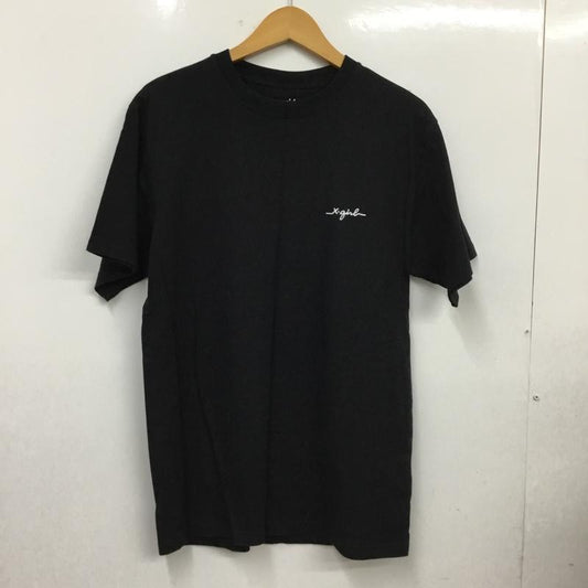 エックスガール X-girl Tシャツ 半袖 M プリント 黒 / ブラック / black レディース USED 古着 中古 10156019