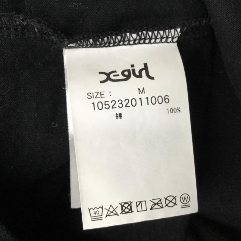 エックスガール X-girl Tシャツ 半袖 M プリント 黒 / ブラック / black レディース USED 古着 中古 10156019