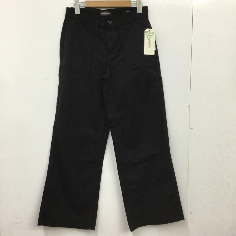 ゲス Guess パンツ ワークパンツ、ペインターパンツ 26インチ 無地 黒 / ブラック / black レディース USED 古着 中古 10156022