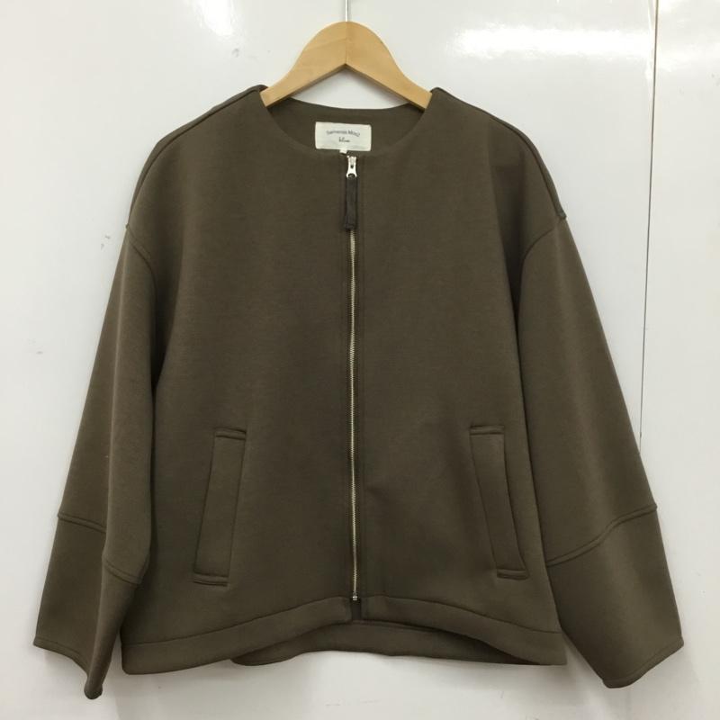 サマンサモスモスブルー Samansa Mos2 blue ジャケット、上着 ジャケット、ブレザー FREE 無地 茶 / ブラウン / brown レディース USED 古着 中古 10156024