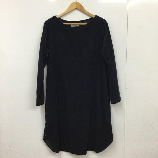 ニコアンド niko and... ワンピース ひざ丈スカート 無地 紺 / ネイビー / navy レディース USED 古着 中古 10156026