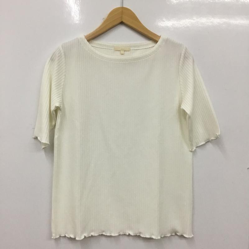 スタディオクリップ studio CLIP カットソー 半袖 L 無地 白 / ホワイト / white レディース USED 古着 中古 10156029