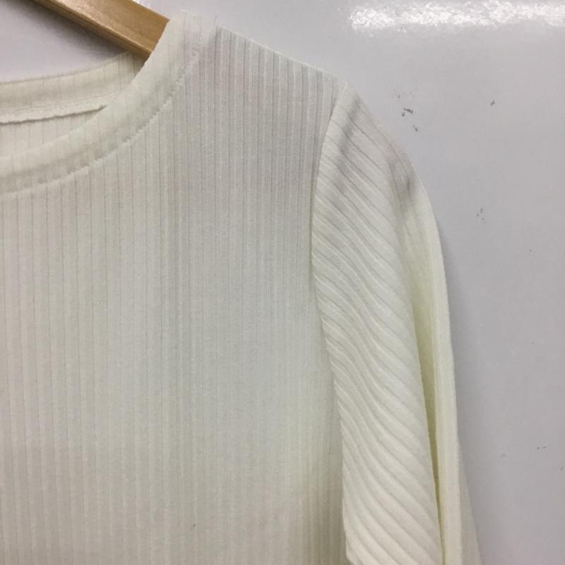 スタディオクリップ studio CLIP カットソー 半袖 L 無地 白 / ホワイト / white レディース USED 古着 中古 10156029