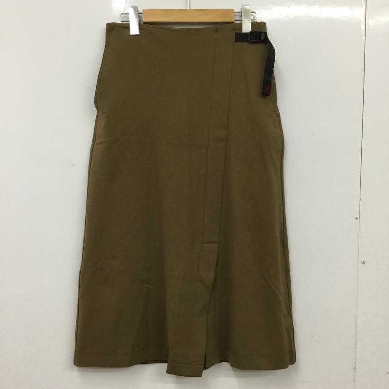 グラミチ GRAMICCI スカート ロングスカート FREE 無地 カーキ / カーキ / khaki レディース USED 古着 中古 10156031