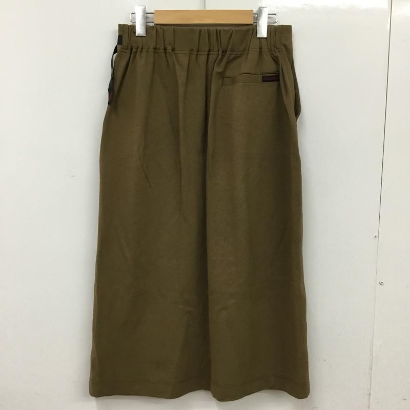 グラミチ GRAMICCI スカート ロングスカート FREE 無地 カーキ / カーキ / khaki レディース USED 古着 中古 10156031