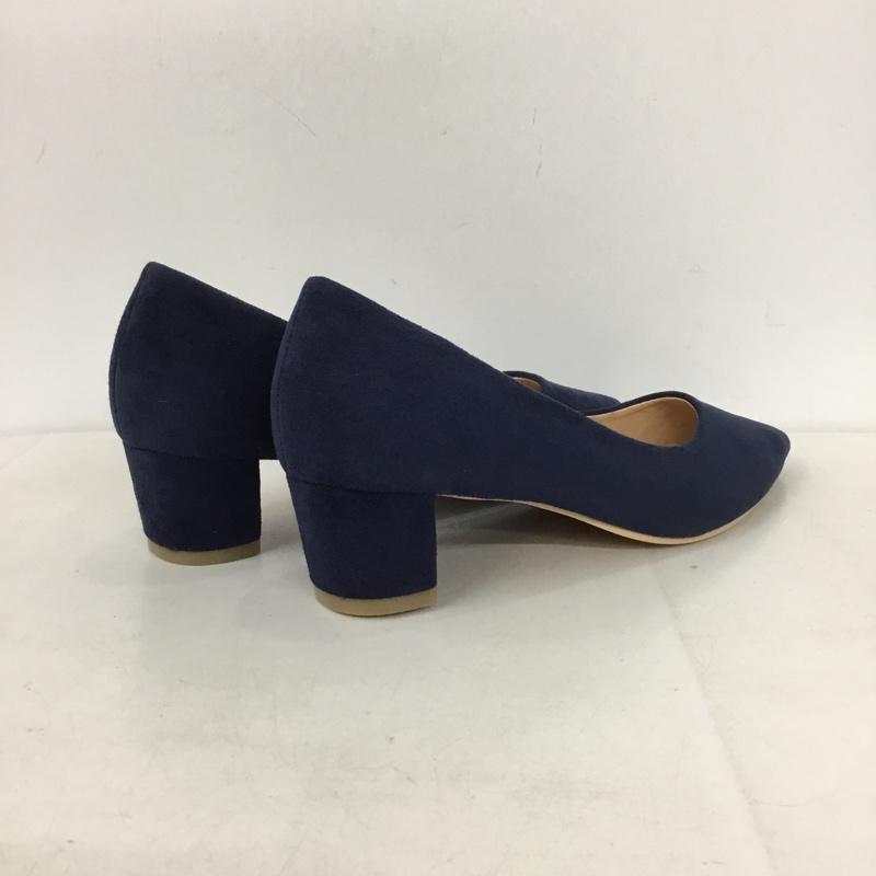 ティティベイト titivate パンプス パンプス XU0452 箱有 M 無地 紺 / ネイビー / navy レディース USED 古着 中古 10156032