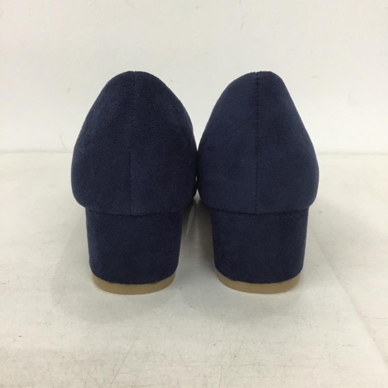 ティティベイト titivate パンプス パンプス XU0452 箱有 M 無地 紺 / ネイビー / navy レディース USED 古着 中古 10156032