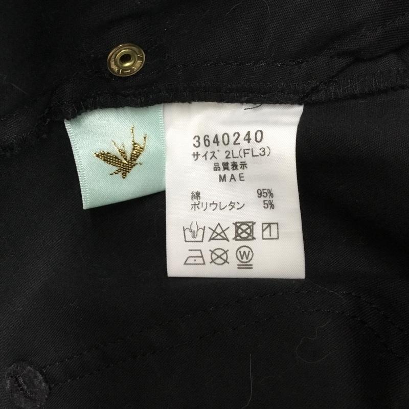 フランシュリッペ franchelippee パンツ スラックス 2L 無地 黒 / ブラック / black レディース USED 古着 中古 10156033