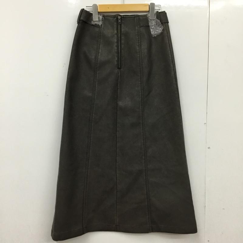 ジーナシス JEANASIS スカート ロングスカート JS051011CF FREE 無地 黒 / ブラック / black レディース USED 古着 中古 10156035