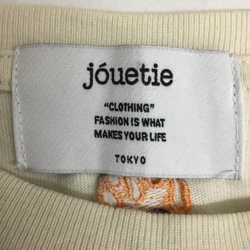 ジュエティ jouetie Tシャツ 半袖 082322701401 ファイヤーロゴBIGTシャツ M プリント ベージュ / ベージュ / beige レディース USED 古着 中古 10156036