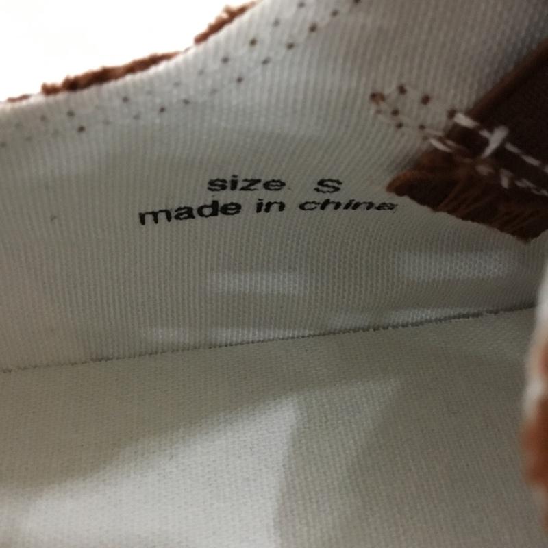 古着 USED スリッポン スリッポン スニーカー コーデュロイ 箱有 S 無地 茶 / ブラウン / brown レディース USED 古着 中古 10156037