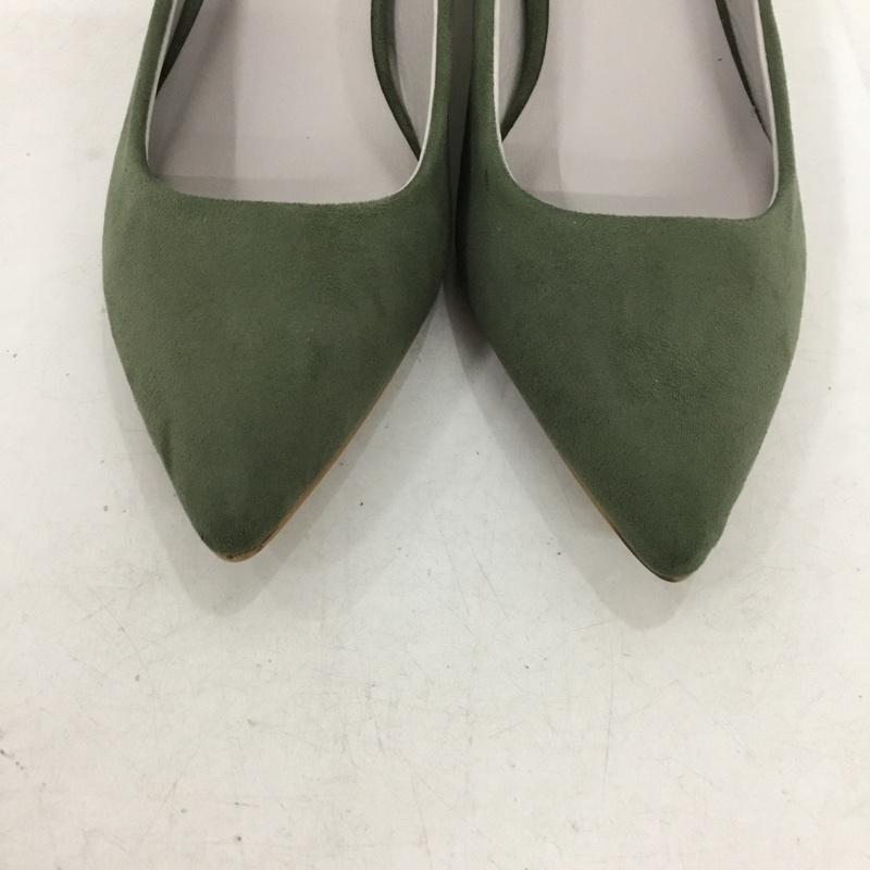 ナノユニバース nano・universe パンプス パンプス ベーシックパンプス 36 箱有 無地 カーキ / カーキ / khaki レディース USED 古着 中古 10156038