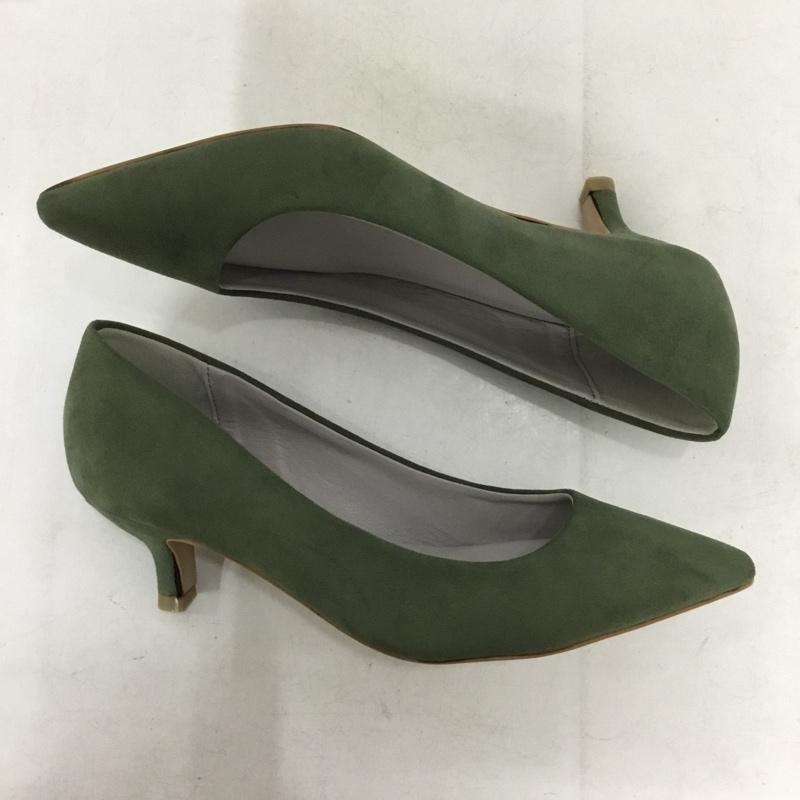ナノユニバース nano・universe パンプス パンプス ベーシックパンプス 36 箱有 無地 カーキ / カーキ / khaki レディース USED 古着 中古 10156038