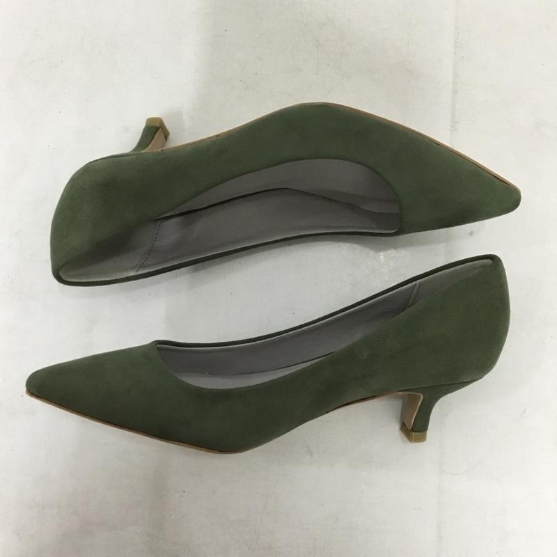 ナノユニバース nano・universe パンプス パンプス ベーシックパンプス 36 箱有 無地 カーキ / カーキ / khaki レディース USED 古着 中古 10156038