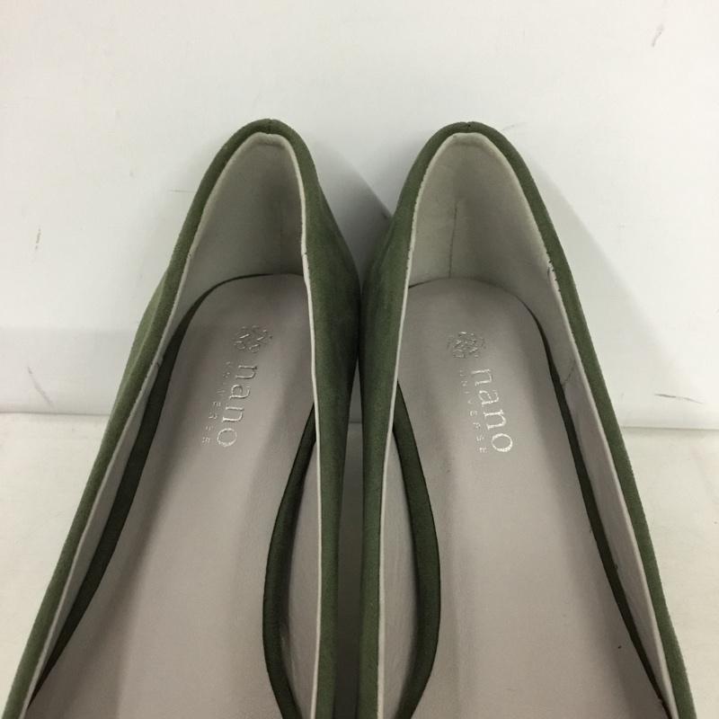 ナノユニバース nano・universe パンプス パンプス ベーシックパンプス 36 箱有 無地 カーキ / カーキ / khaki レディース USED 古着 中古 10156038