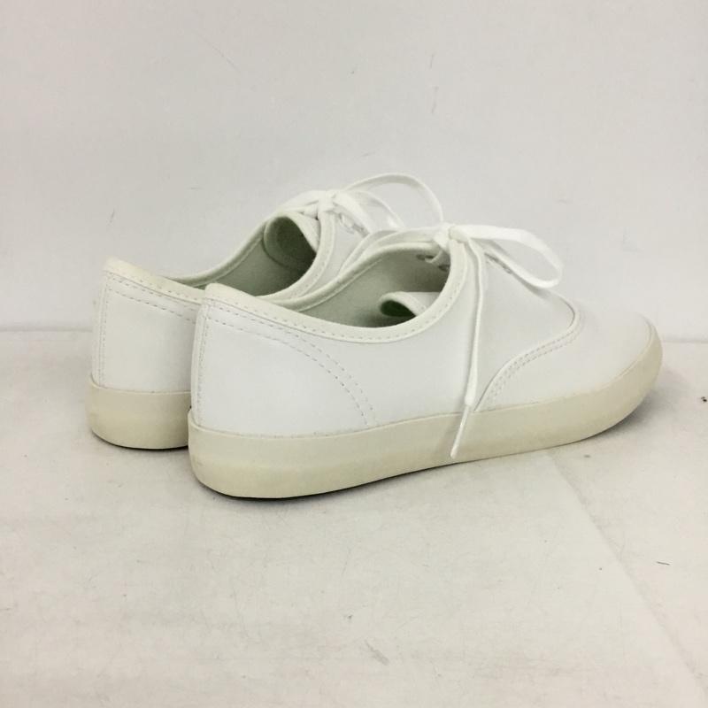コーエン coen スニーカー スニーカー 7682-618-0091 レースアップ 箱有 M 無地 白 / ホワイト / white レディース USED 古着 中古 10156039