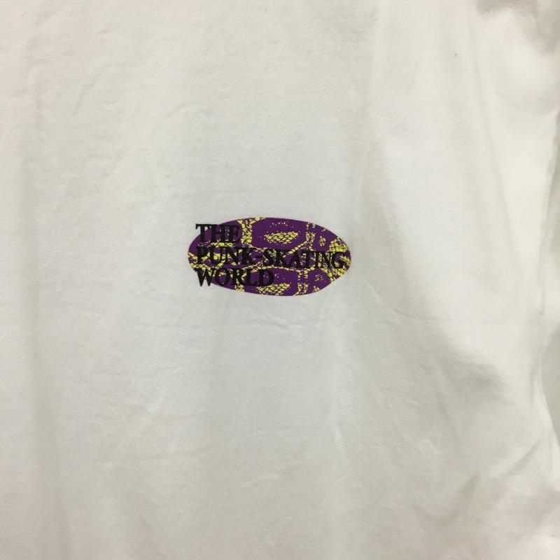 エックスガール X-girl Tシャツ 半袖 L ロゴ、文字 X プリント 白 / ホワイト / white レディース USED 古着 中古 10156040