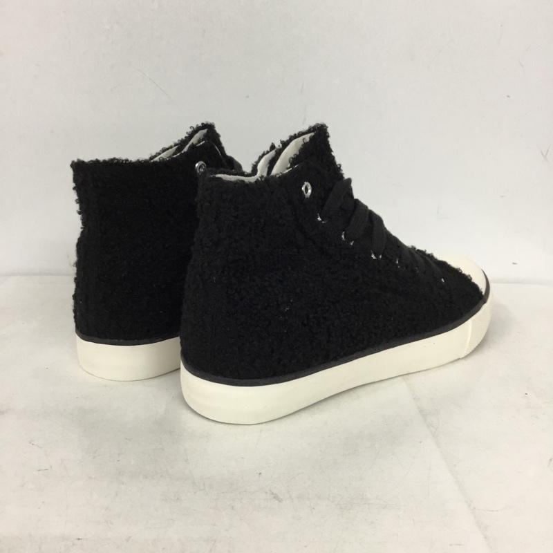 コーエン coen スニーカー スニーカー ボア ハイカットスニーカー 箱有 M 無地 黒 / ブラック / black レディース USED 古着 中古 10156043