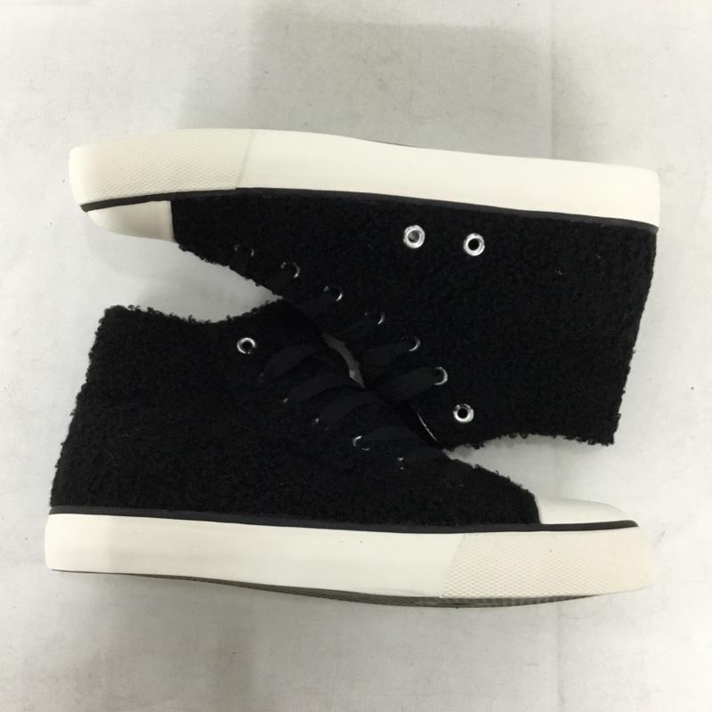 コーエン coen スニーカー スニーカー ボア ハイカットスニーカー 箱有 M 無地 黒 / ブラック / black レディース USED 古着 中古 10156043