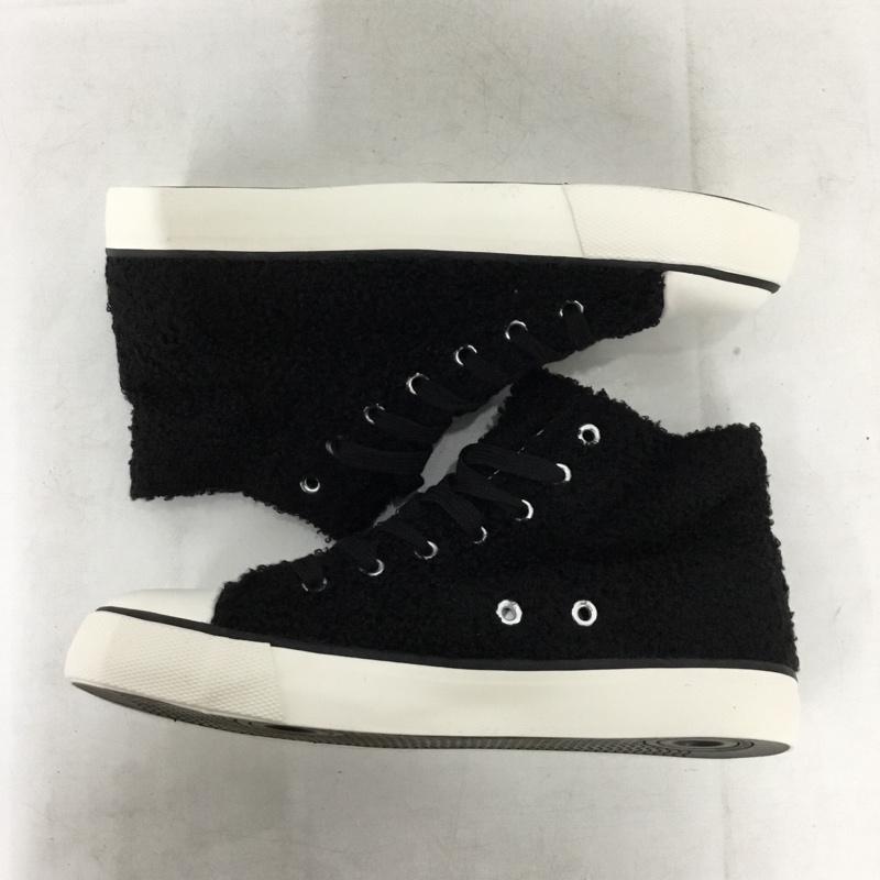 コーエン coen スニーカー スニーカー ボア ハイカットスニーカー 箱有 M 無地 黒 / ブラック / black レディース USED 古着 中古 10156043