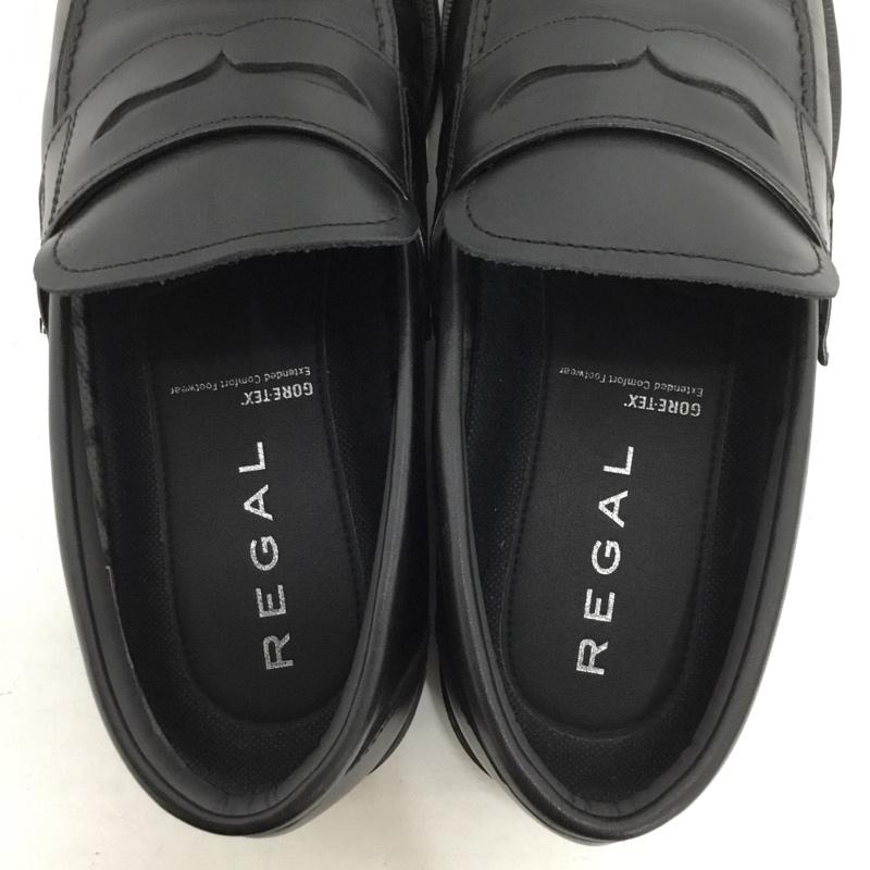 リーガル REGAL ローファー ローファー 620R ゴアテックス コインローファー GORE-TEX 25.5 25.5cm 無地 黒 / ブラック / black メンズ USED 古着 中古 10156044