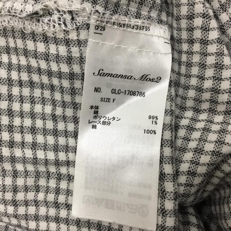 サマンサモスモス Samansa Mos2 カットソー 長袖 FREE チェック マルチカラー / マルチカラー / multicolor レディース USED 古着 中古 10156045