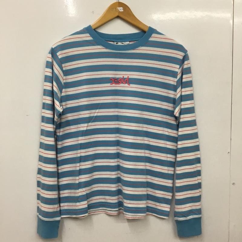 エックスガール X-girl Tシャツ 長袖 M ボーダー柄 マルチカラー / マルチカラー / multicolor レディース USED 古着 中古 10156047